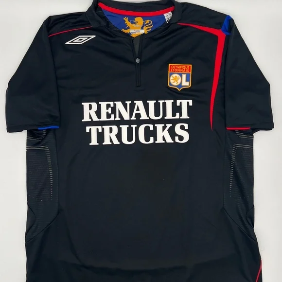 Juninho #8 Lyon 2005/2006 Third ORIGINAL Umbro VTG Rare Soccer Jersey (XL)